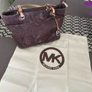 Michael Kors Purple Purse